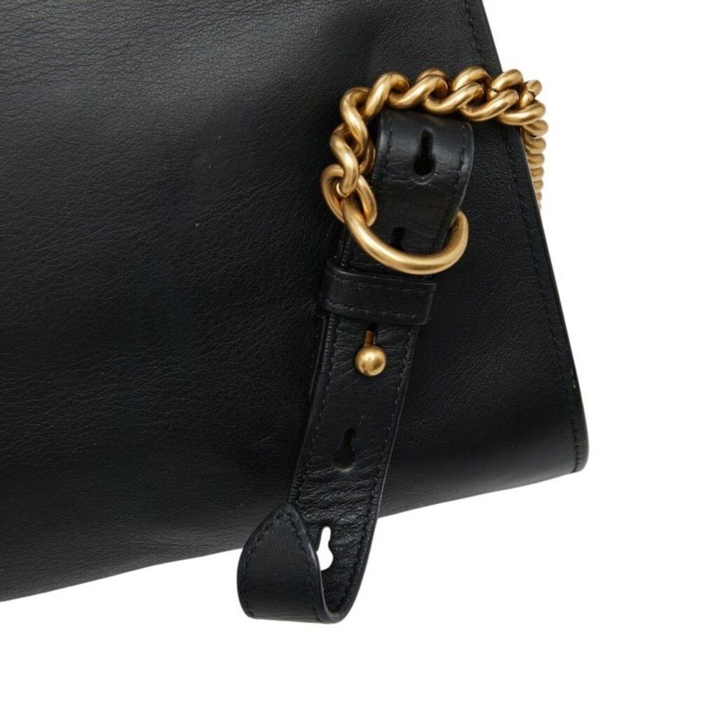 GUCCI Black Leather GG Marmont Backpack - Picture 10 of 14